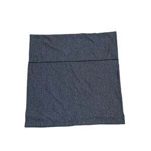 Lululemon Full Snap Vinyasa Infinity Scarf Heathered Gray/Black OS Stretchy